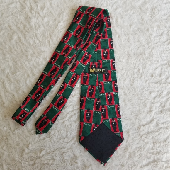 Vintage Wembley Ebenezer Scrooge HumBug Christmas Tie - Picture 4 of 8